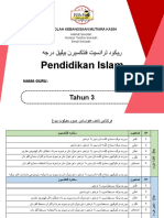 Rekod Transit PBD Pend Islam Tahun 3