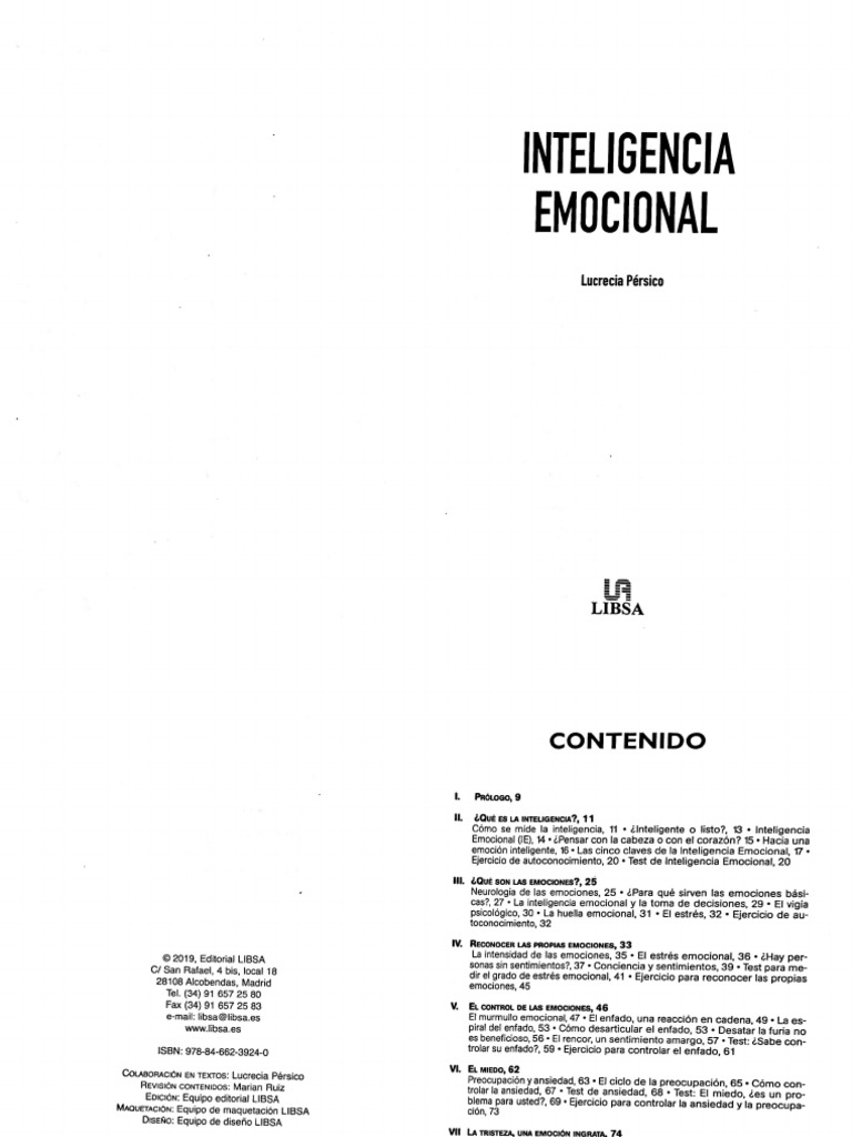 Inteligencia Emocional. PDF