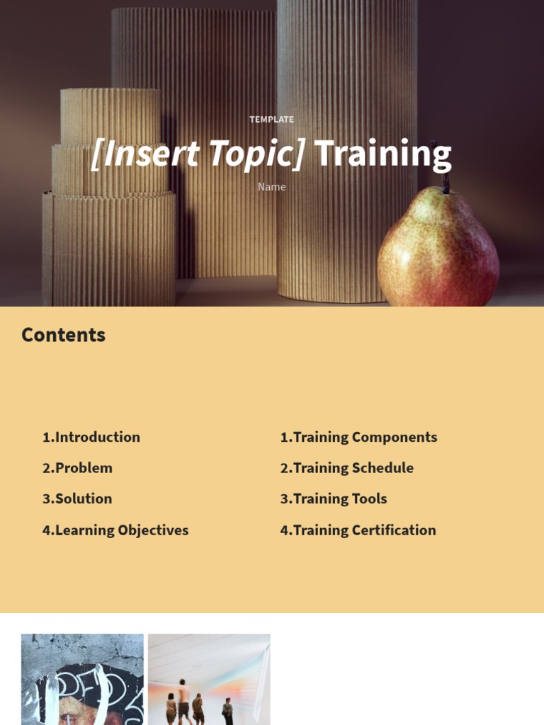 Training Doc Template PDF Expert Communication
