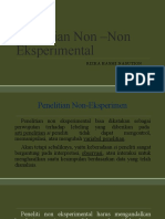 Pertemuan 5 Penelitian Non - Non Eksperimental 1