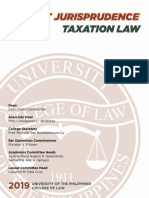 Recent Jurisprudence in Taxation Law