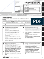 Fujitsu Air Conditioner OPERATING MANUAL