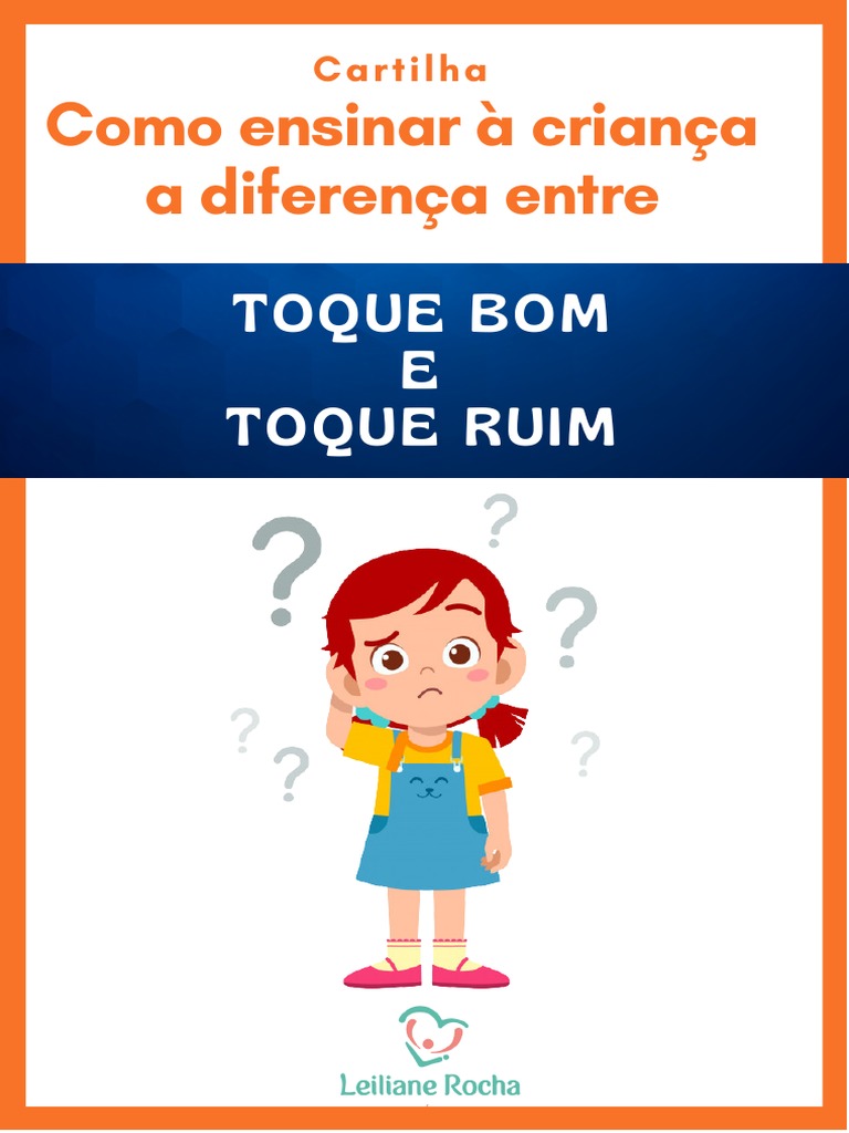 Ensinando às crianças a diferença entre toque bom e toque ruim: uma ...
