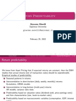 2) Lecture - Predictability - Fall - 2022