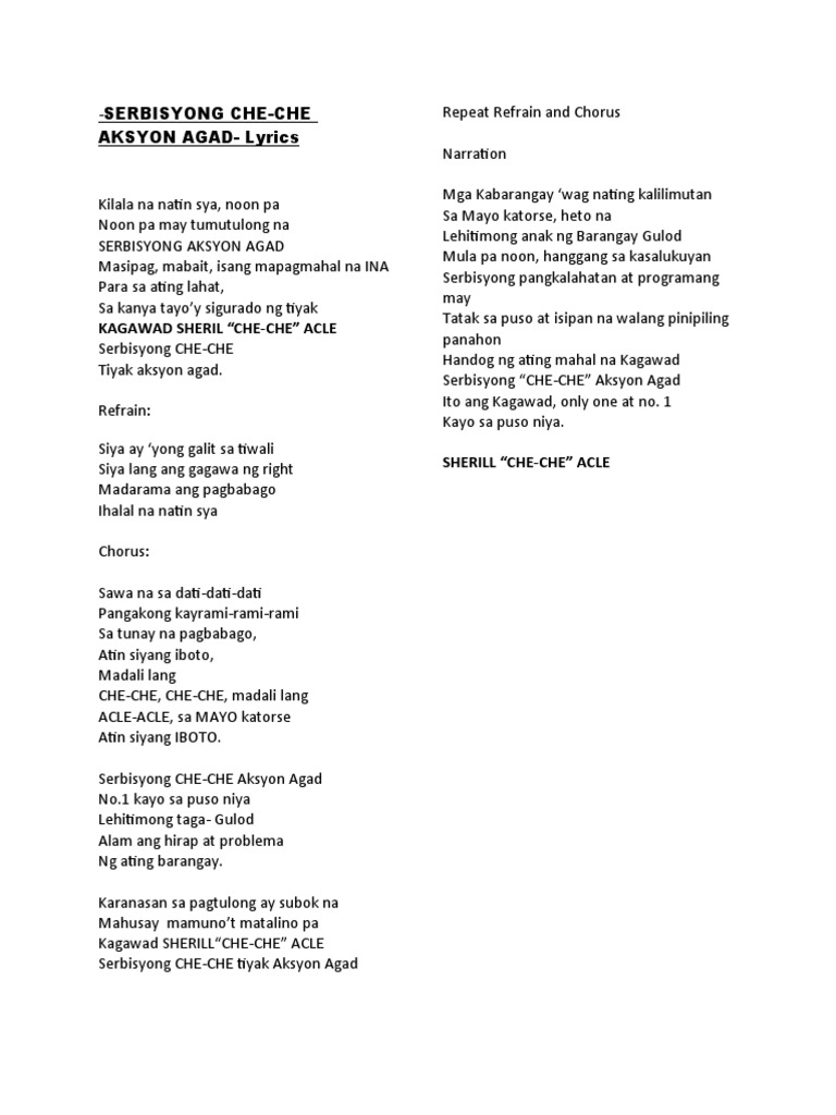 Jingle Lyrics PDF