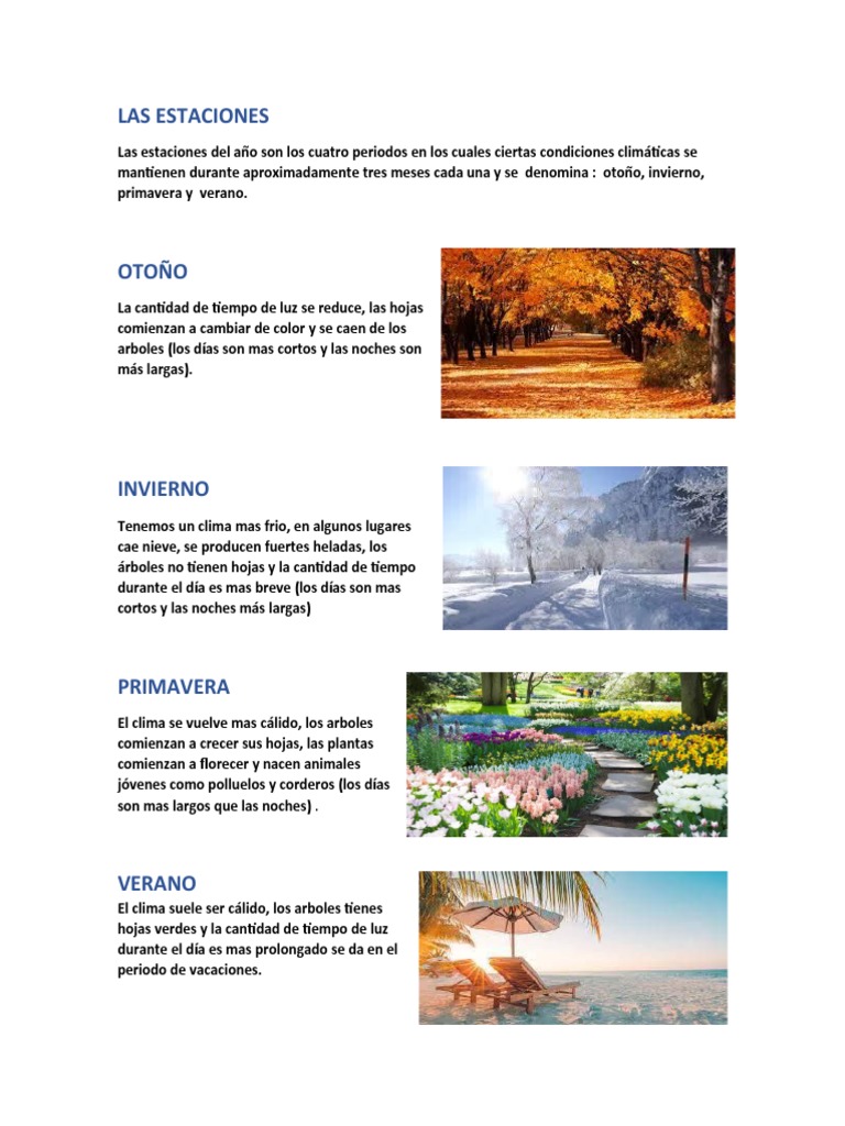 Las Estaciones | PDF