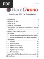 RaceChrono Touchscreen v1420 Full Manual