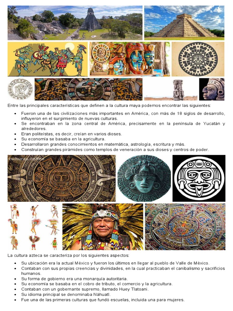 Cultura Azteca Maya Inca Y Chibcha Pdf