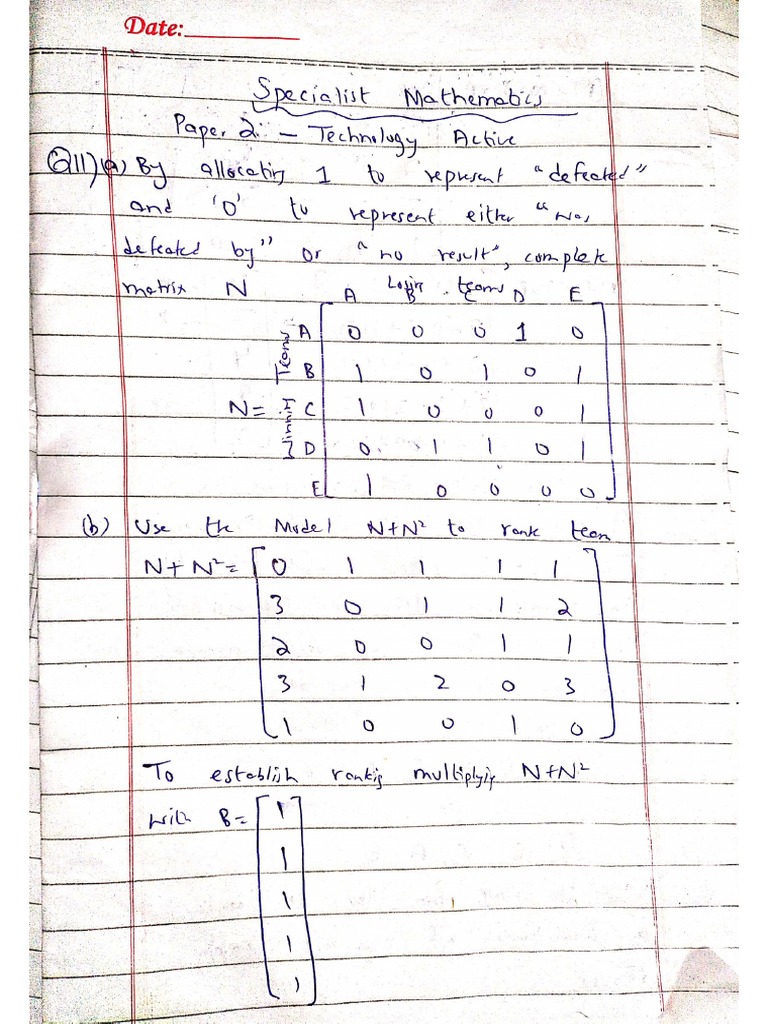 Specialists Maths | PDF