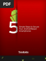 5 Steps To Secure Your Android-Based Smartphones