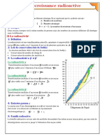 Résumé. Chap1.Décroissance Radioactive 2022