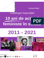CATALOG 10 Ani de Actiuni Feministe in Strada/ ROMANIA / 2011 - 2021