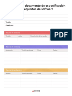 Software Requirement Document Template Es