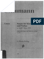 Schumann Sonata Op.105 VLN PF G.henle