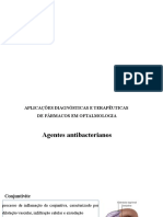 Agentes oftálmicos para infecções e inflamações