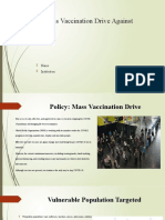 Mass Vaccination Policy Targets Vulnerable Groups