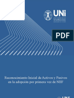 Reconocimiento de Activos y Pasivos NIIF 1