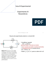 Slide Exp. 9 - Ressonância