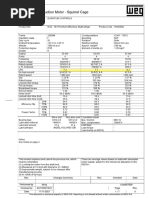 WEG 55kW 4P B3 IE3 WIMES Data Sheet