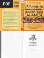 卵子学 13 Secrets For Speaking Fluent Japanese | PDF | Japanese