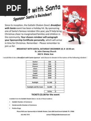 Reindeer Sponsors
