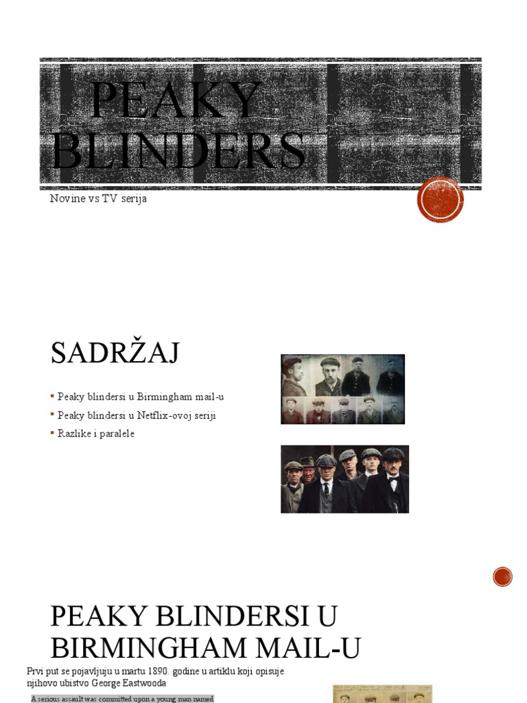 Peaky Blinders | PDF