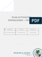 Plan Activacion Operaciones Covid19 - Promotoria