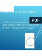 Soins Pour Ablation Drain de Redon