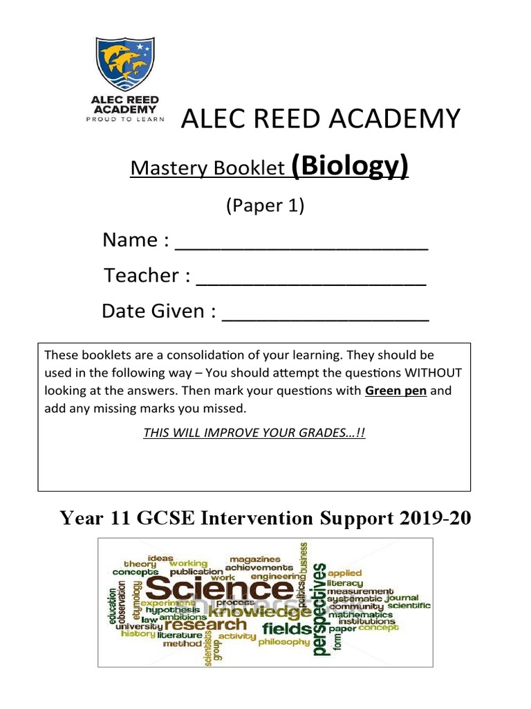 Alec Reed Academy (Biology) PDF Heart Heart Valve