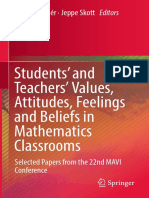 Students' and Teachers' Values, Attitudes, Feelings and Beliefs in Mathematics Classrooms - Selected Papers From The 22nd MAVI Conference (PDFDrive)