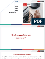 Capacitacion - Prevención y Mitigación de Conflictos de Intereses