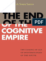 Boaventura de Sousa Santos The End of The Cognitive Empire - The Coming of Age of Epistemologies of The South Duke University Press 2018 - Compressed