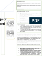 Períodos y modos del juicio oral