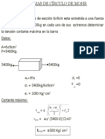 Ejercicios Resueltos Del Circulo de Mohr