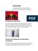 Factores Que Intervienen en El Desarrollo