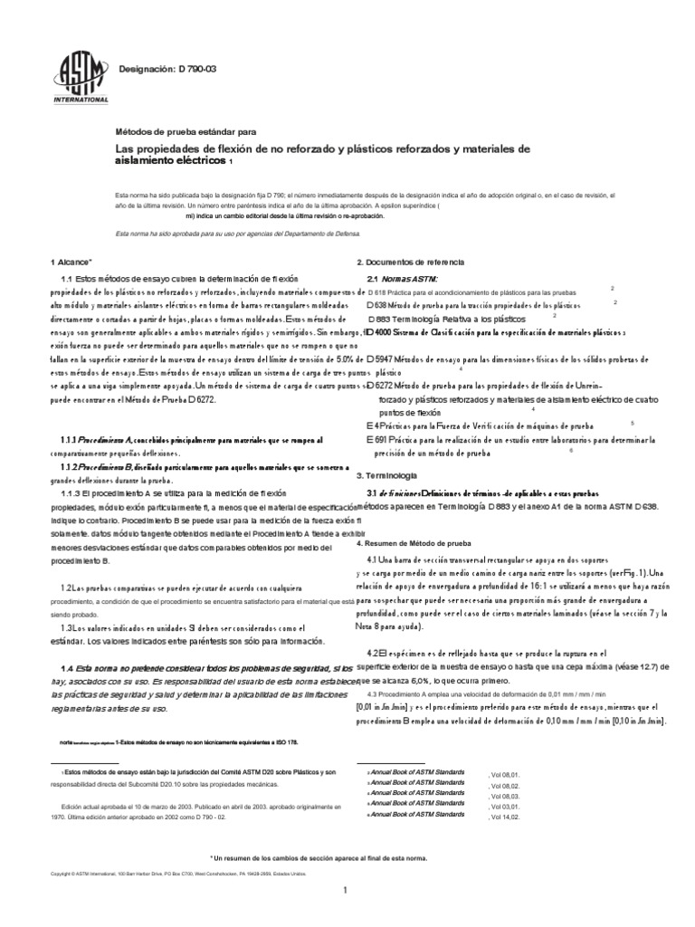 Astm d790 en espa ol download free pdf viga estructura f sica