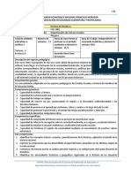 Carta Descriptiva de HISTORIA DE HONDURAS