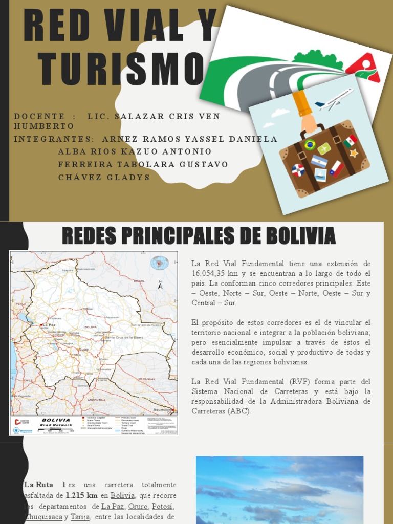 Red Vial y Turismo en Bolivia | PDF | Bolivia