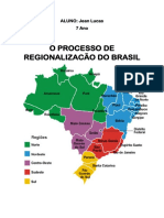 O Processo de Rregionalizacao Do Brasil