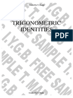 Trigonometric Identities With Solutions