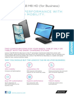 Lenovo Tab M8 HD Biz - Datasheet - EN