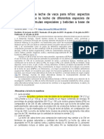 Sustitutos de La Leche de Vaca para Niños