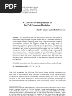 Download A Game Theory Interpretation of the Post-Communist Evolution by Jeff Pratt SN62657702 doc pdf
