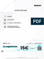 Correccion-Parcial-2223.Pdf: Pilarrn - Geometría Iii 2º Grado en Matemáticas Facultad de Ciencias Universidad de Granada