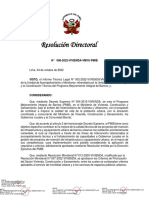 RD 006-2022-PMIB - Disposiciones para Aplicación de Criterios de Priorización (R) (R) (R) (R) (1) (R) PDF