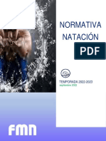 Anteproyecto NORMATIVA GENERAL NATACION 2022-2023