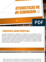 Características de Un Seminario