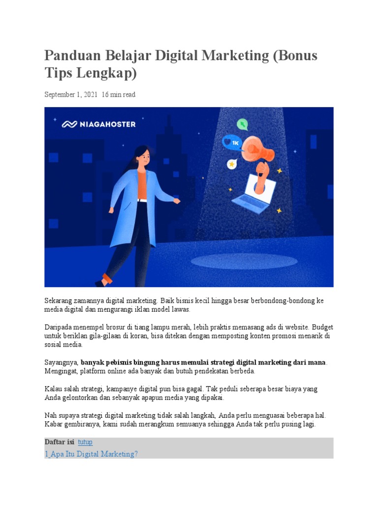 Panduan Lengkap Digital Marketing 2023 | PDF