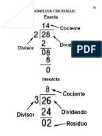 Divisiones Con y Sin Residuo