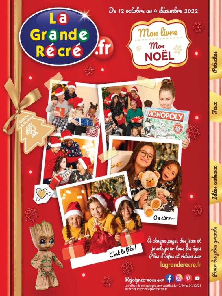 Catalogue La Grande Recre France Noel 2022